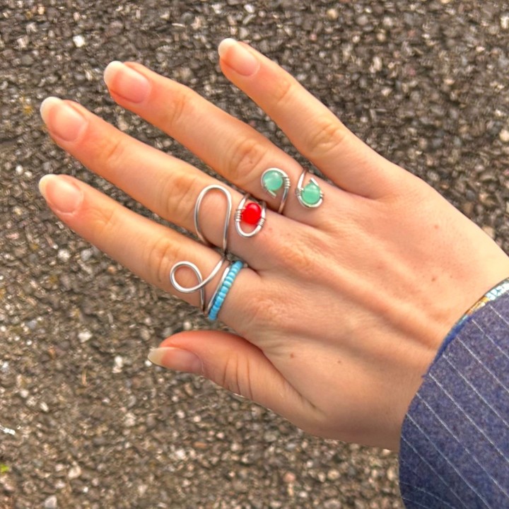 BOUCLE N.1 inoxydable - plusieurs façons de la porter