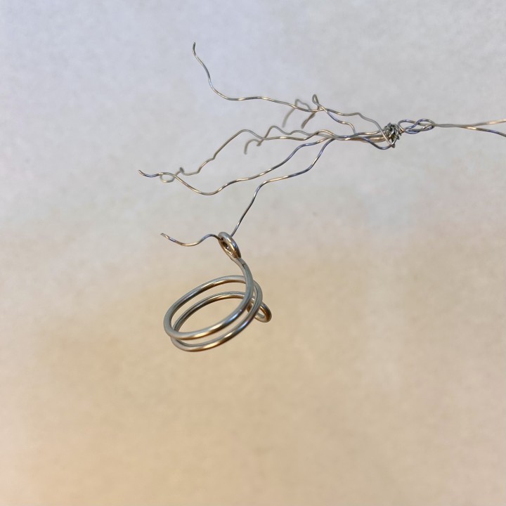 BOUCLE N.2 inoxydable - plusieurs façons de la porter